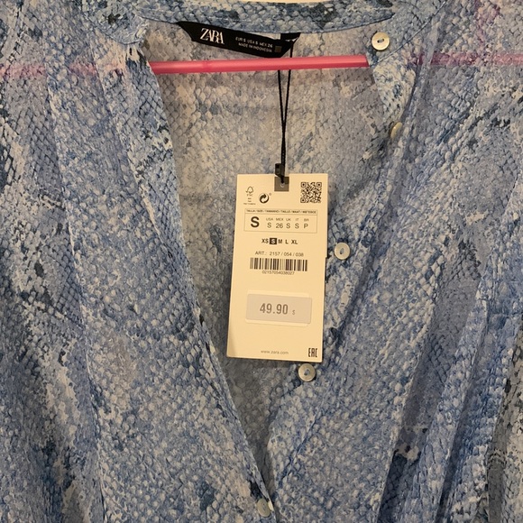 Zara size small dress/coverup brand new! Never worn. - Picture 3 of 3